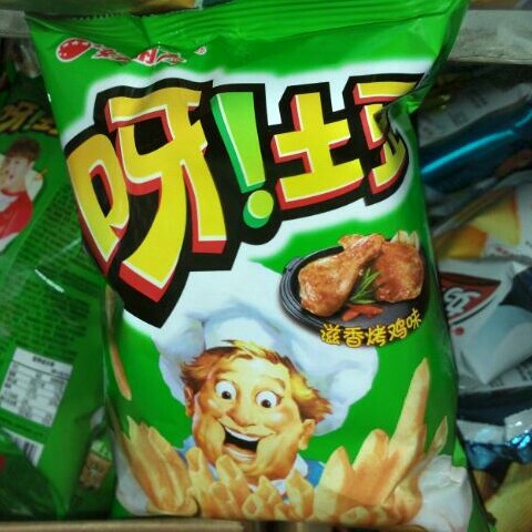 40g好丽友呀土豆滋香烤鸡味