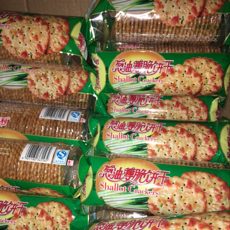163g嘉士利葱油薄脆饼干