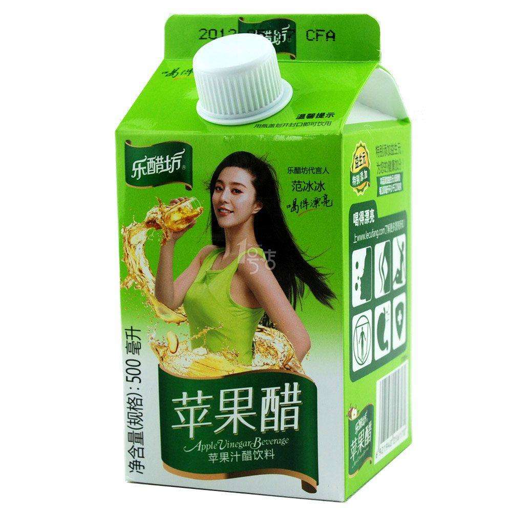 500ml纸盒乐醋坊苹果醋*15
