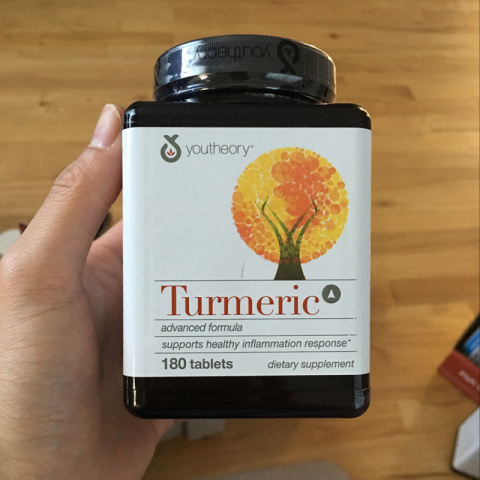 youtheoryturmeric姜黄素抗氧化提高免疫力180粒