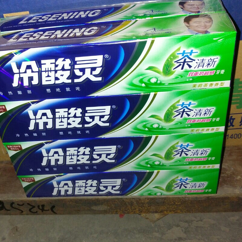 冷酸灵牙膏(茶清新)110gx48