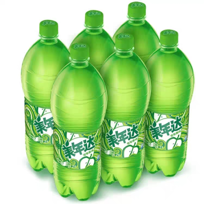 美年达苹果味2l*6/整包