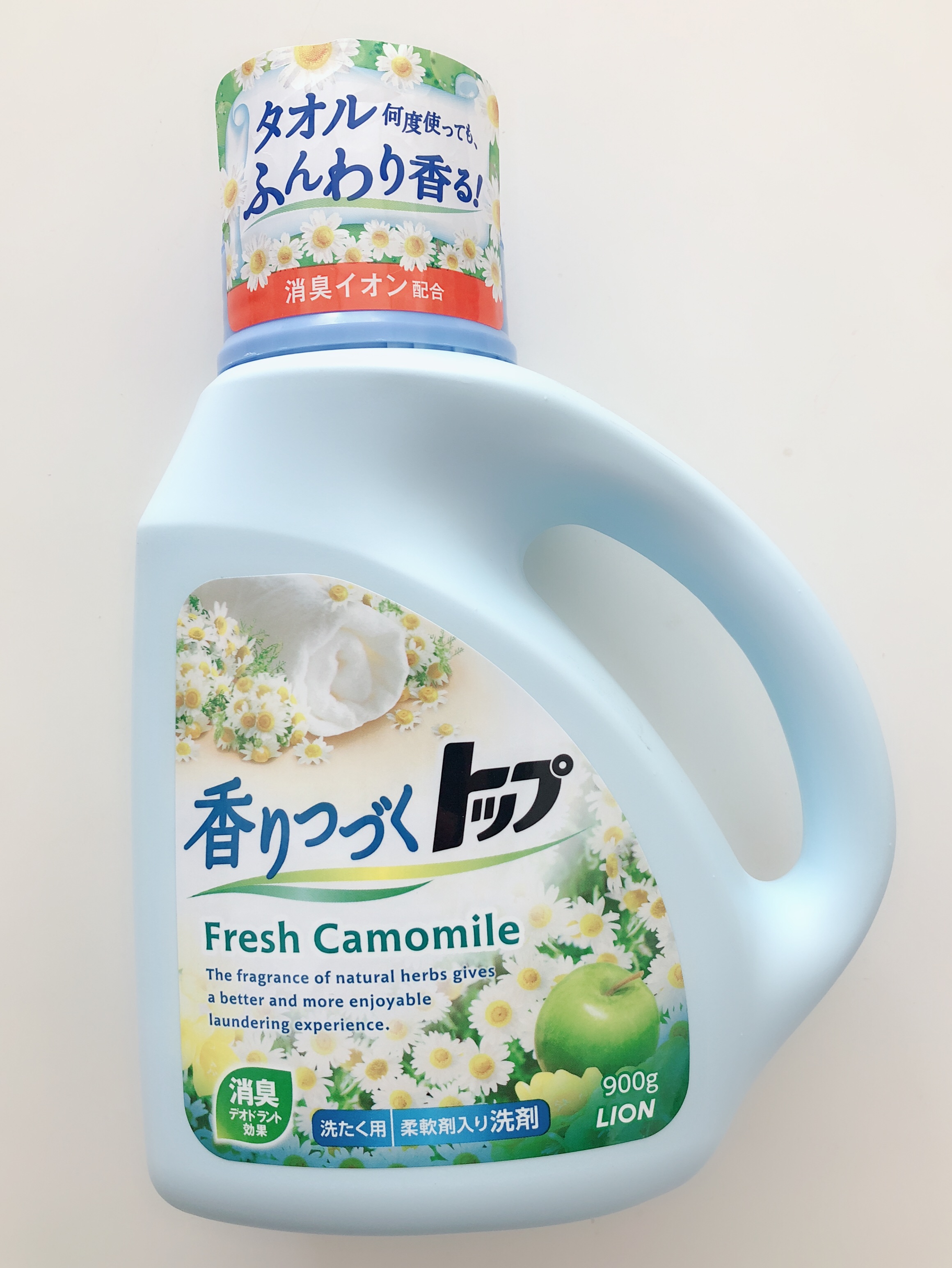 lion狮王持久香氛洗衣液含天然柔顺剂 洋甘菊