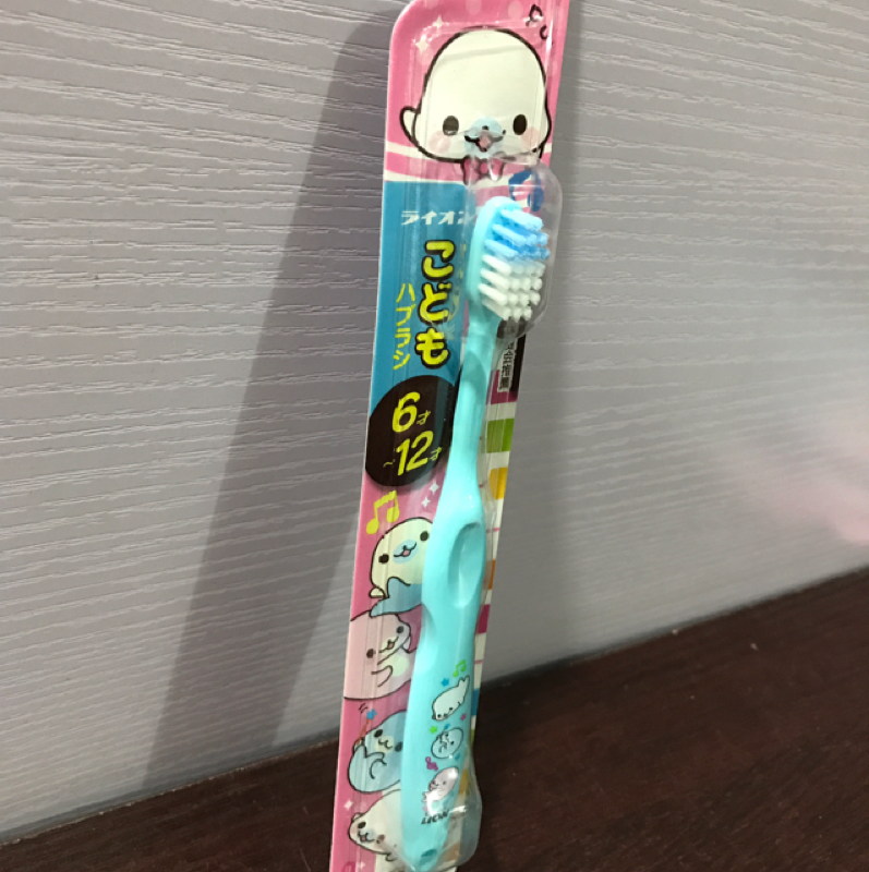 日本狮王lion儿童牙刷 6～12岁 蓝色