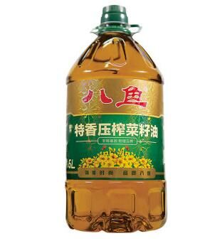 八鱼特香压榨菜籽油